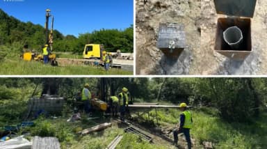  9000 metri foraj geotehnic finalizați, 8 instalații asigură ritm accelerat al lucrărilor
