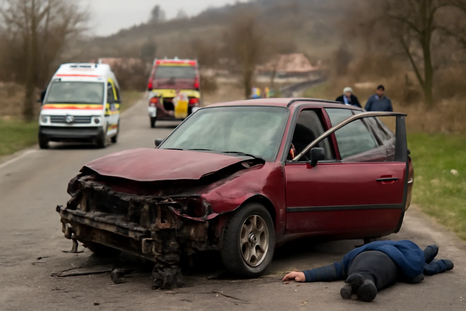 Accident rutier cu victimă în Luncani, comuna Mărgineni, analizat de autorități la Bacău