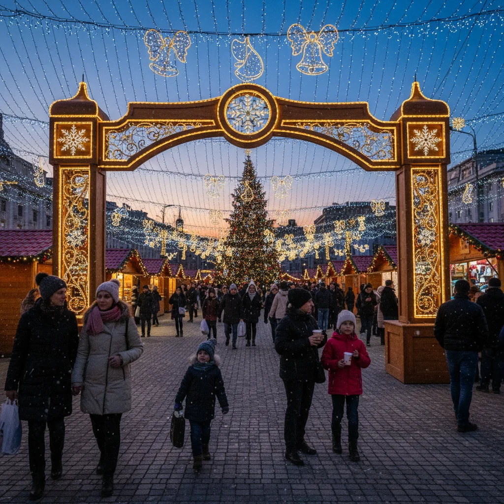 află programul și ora aprinderii luminilor festive