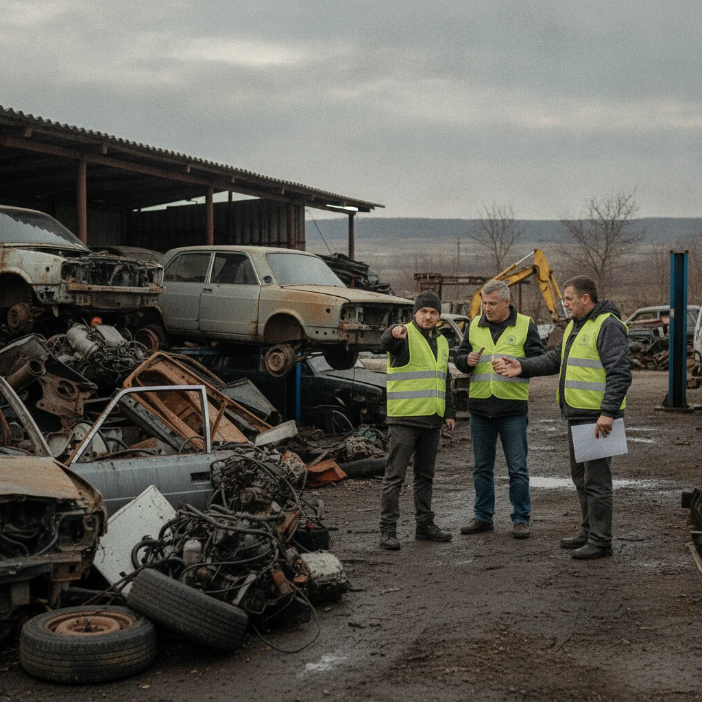 Amendă de 10.000 lei pentru dezmembrări auto ilegale în Dărmănești