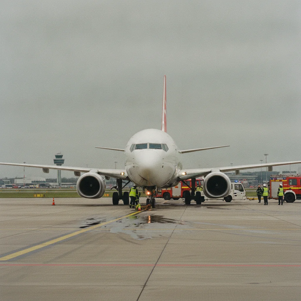 Avion DAN AIR, aterizare de urgență la Dublin din cauza unei defecțiuni hidraulice