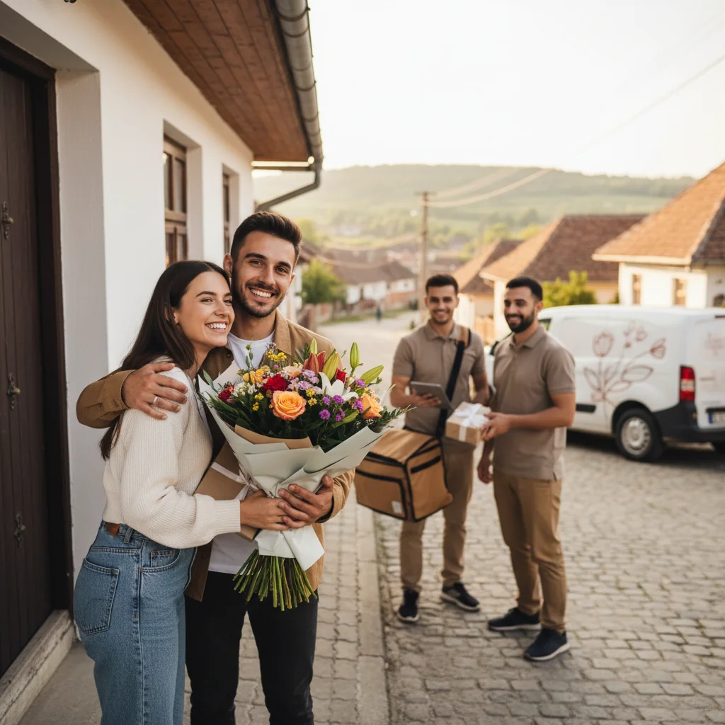 Băcăuanii și românii din străinătate aleg Brandusa.ro pentru trimiterea rapidă și sigură a florilor și cadourilor acasă