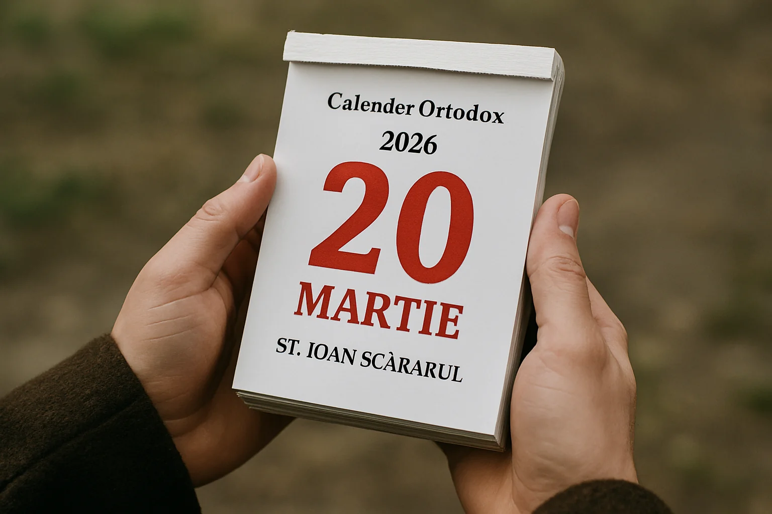Calendar ortodox – 20 martie 2026