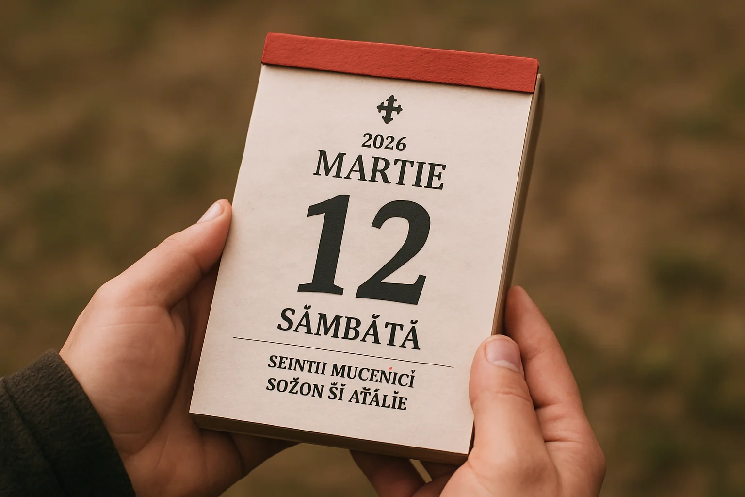 Calendar ortodox – 2026-03-12