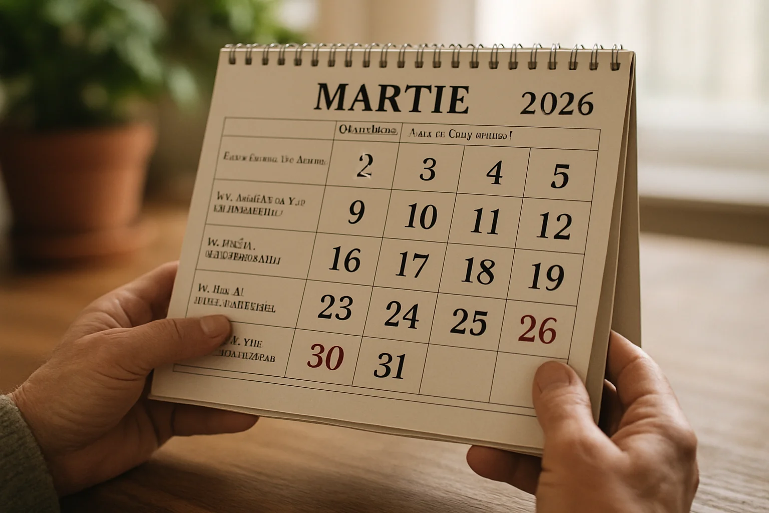 Calendar ortodox – 2026-03-31