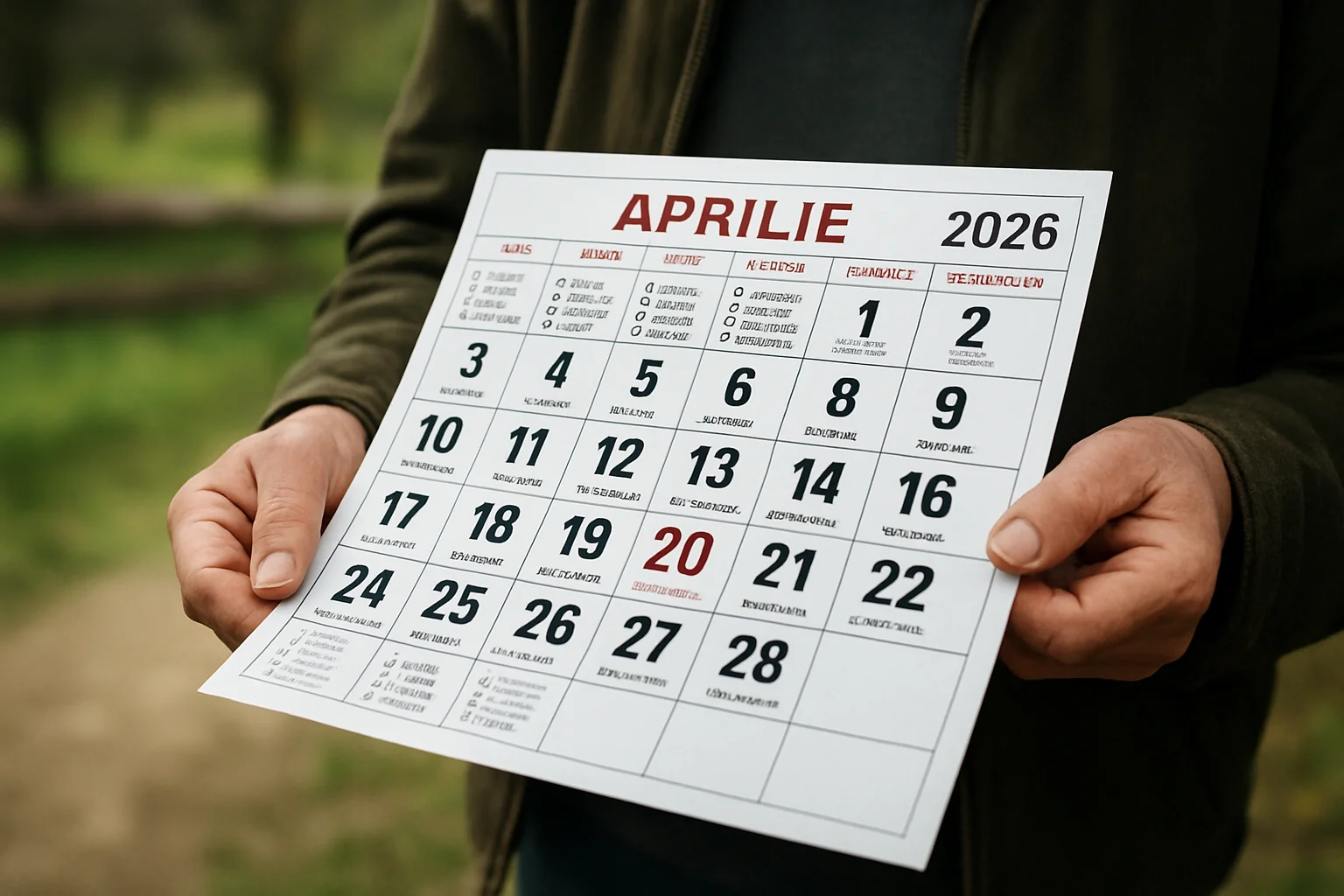 Calendar ortodox – 2026-04-20