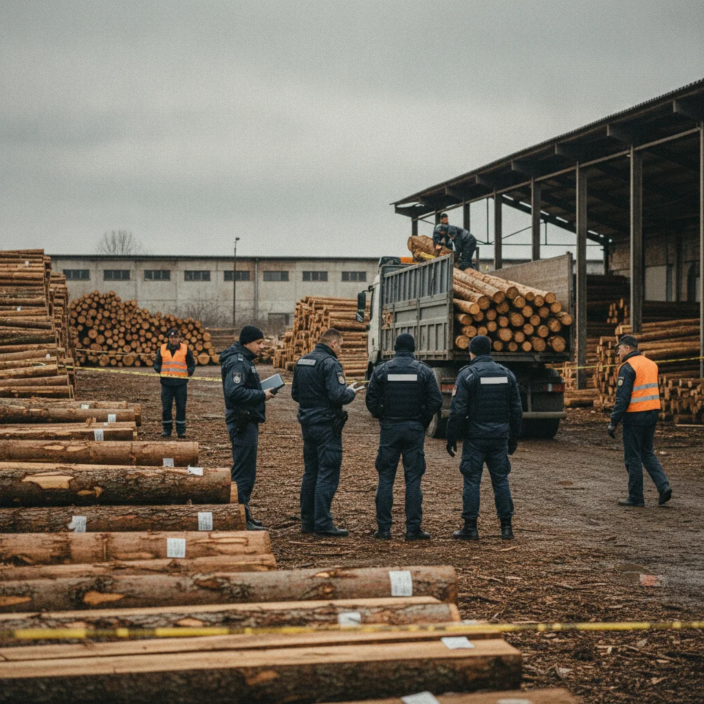 Controale în Bacău: Amenzi de 47.000 lei și 175 mc de lemn confiscați