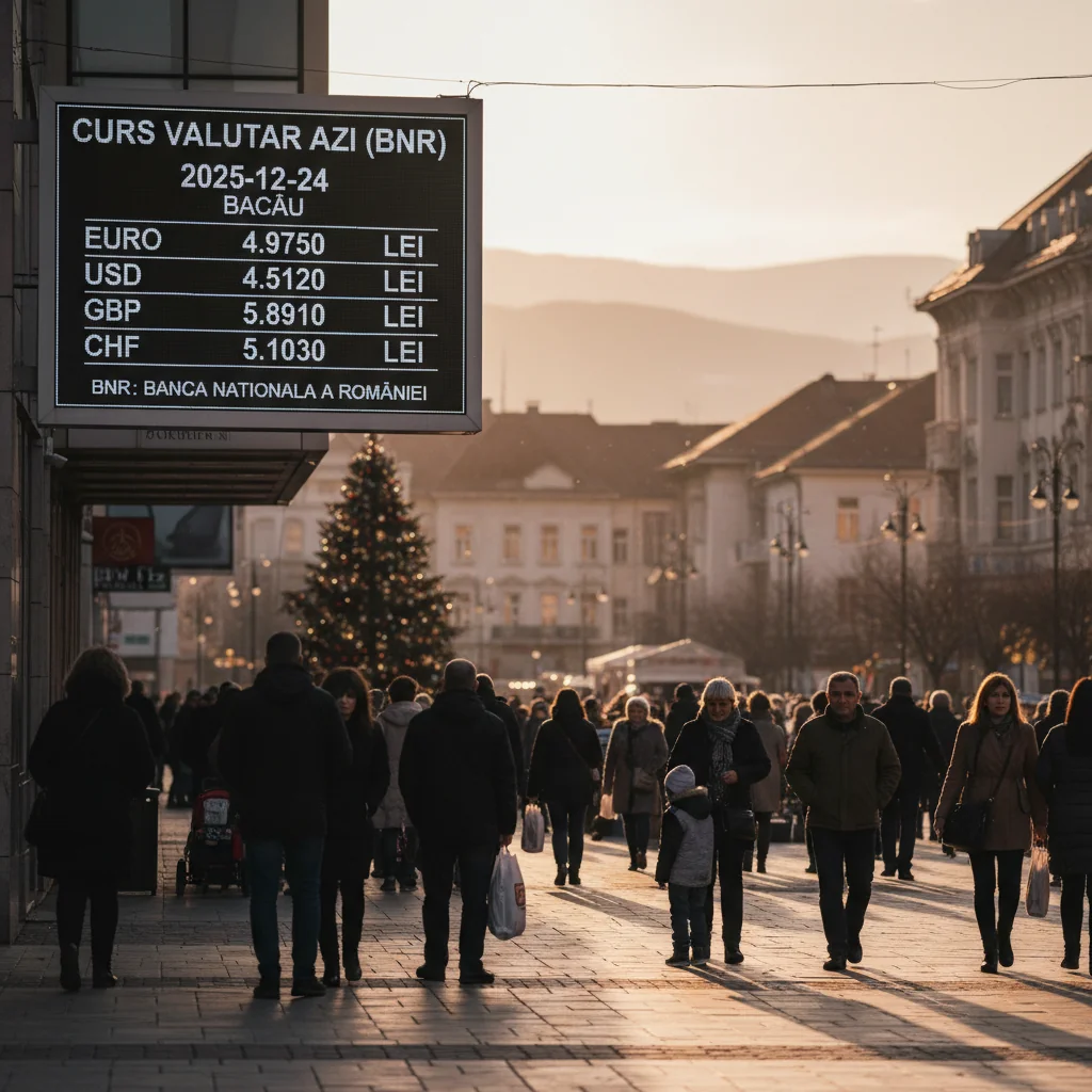 Curs valutar azi (BNR) – 2025-12-24 — Bacau