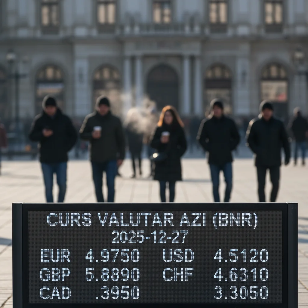 Curs valutar azi (BNR) – 2025-12-27