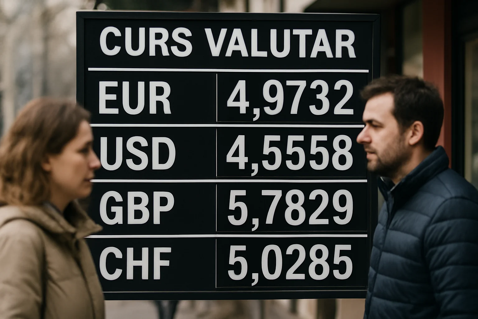 Curs valutar azi (BNR) – 2026-03-25