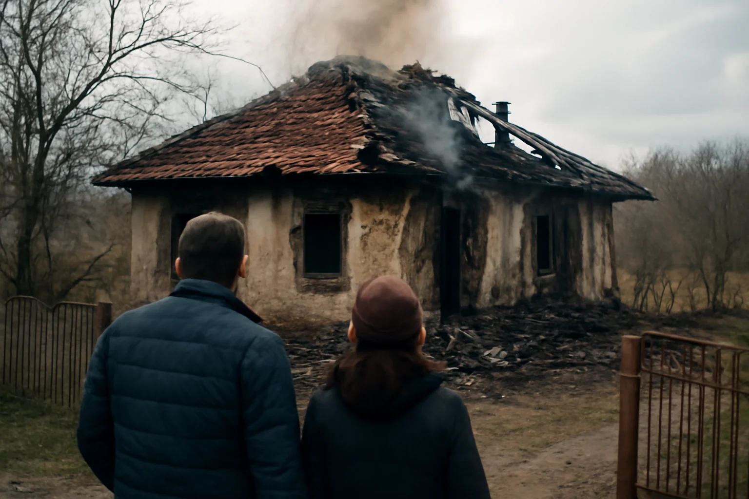 Doi adulți au murit într-un incendiu de locuință în județul Bacău, provocat de un coș de fum deteriorat