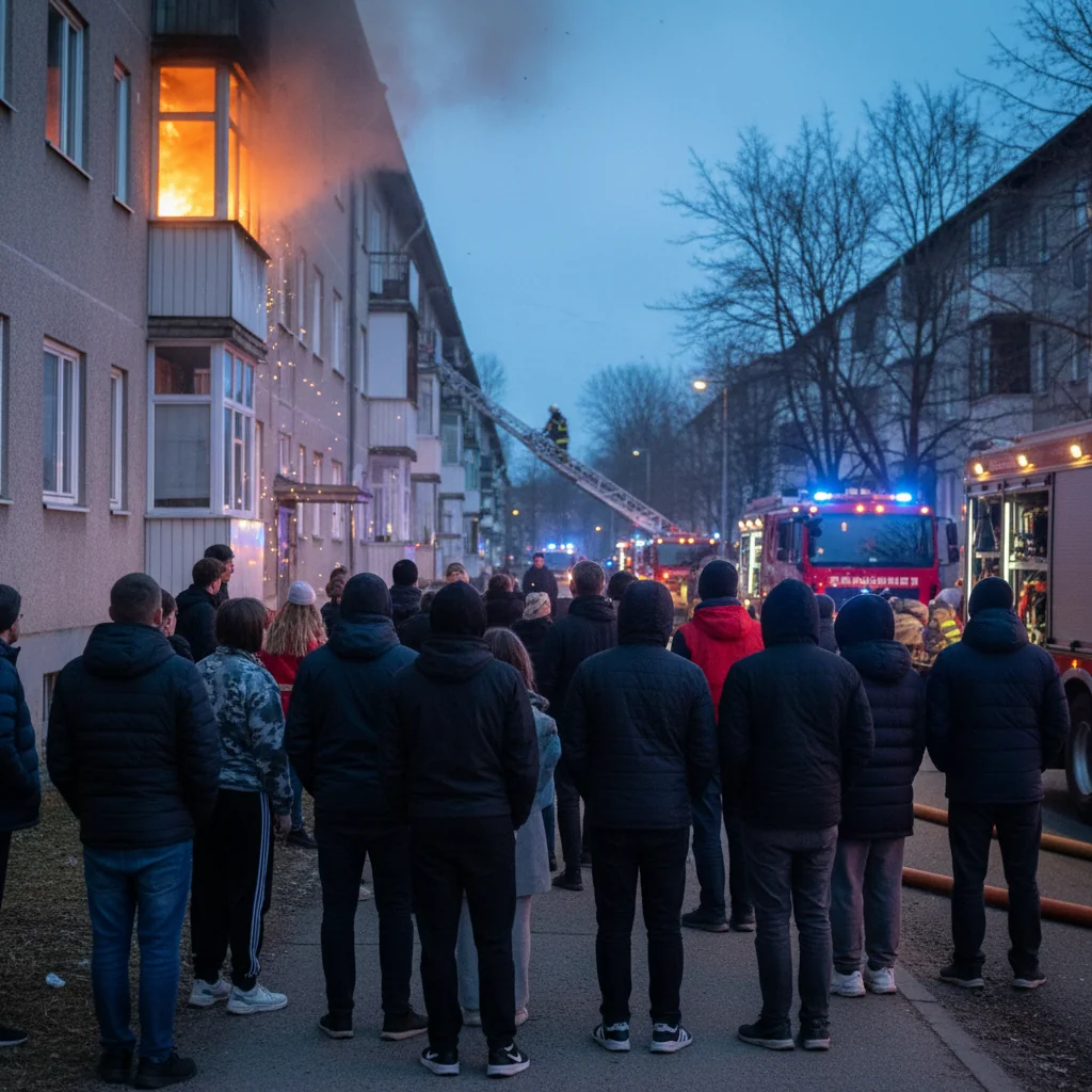 Incendiu puternic la un apartament din Moinești – 27 de persoane evacuate de urgență