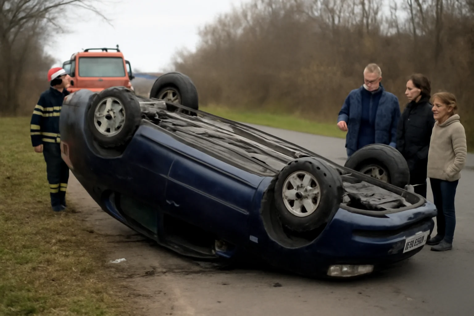 Mașină înmatriculată în Iași răsturnată la Ciupercuțe după o coliziune, o persoană rănită – UPDATE