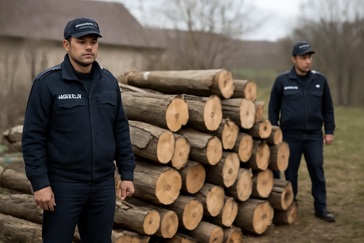 Poliția din Bacău ridică lemn de aproximativ 90.000 lei în urma unui amplu control