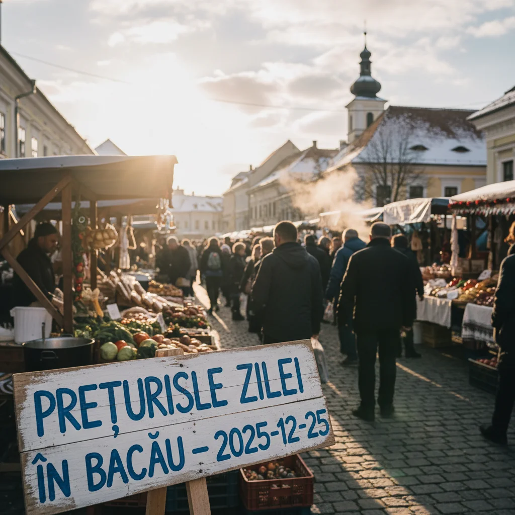 Prețurile zilei în Bacău – 2025-12-25
