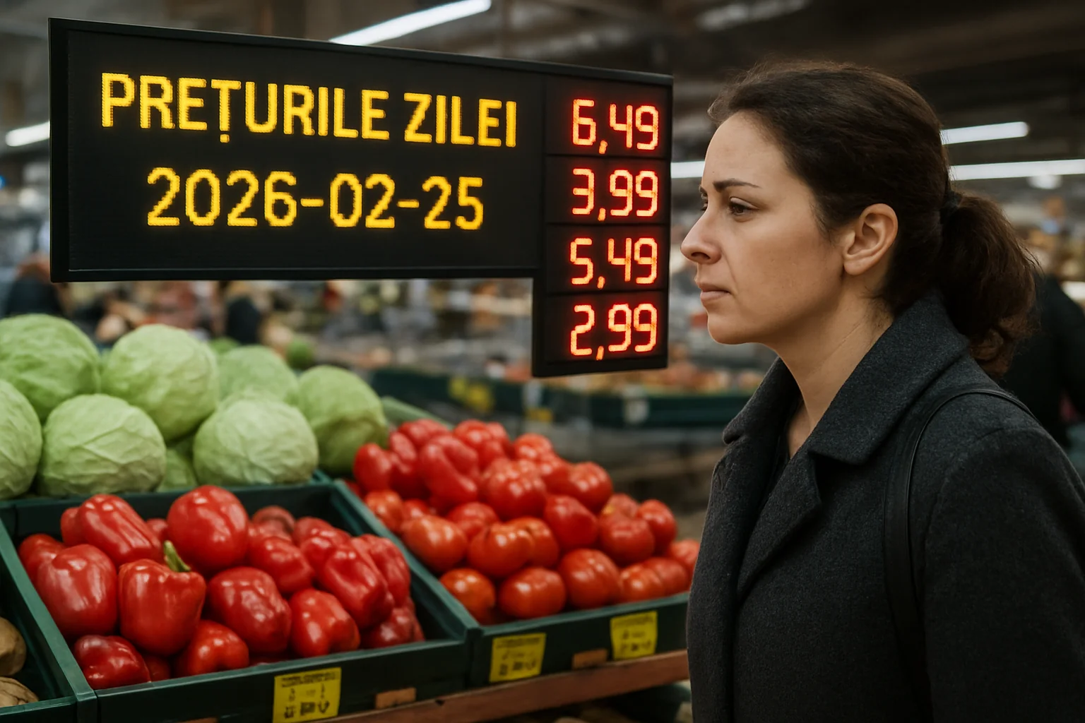 Prețurile zilei în România – 2026-02-25