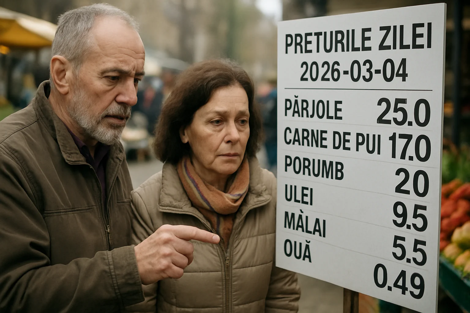 Prețurile zilei în România – 2026-03-04