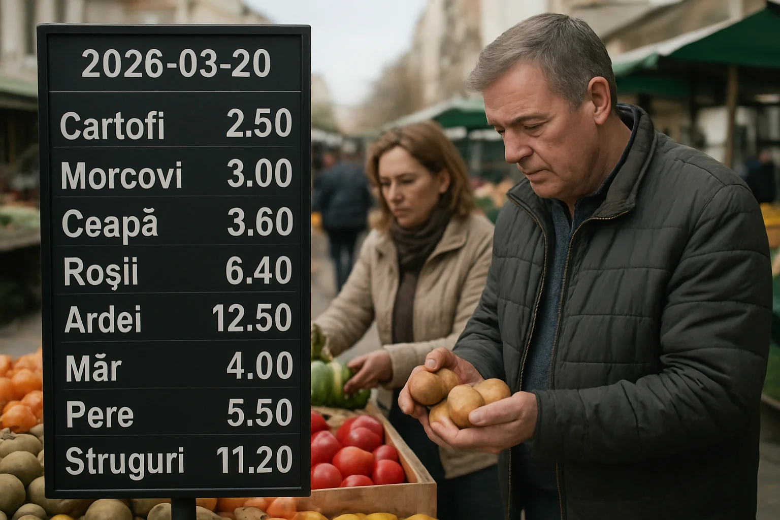 Prețurile zilei în România – 2026-03-20