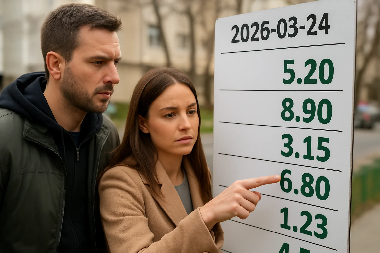 Prețurile zilei în România – 2026-03-24