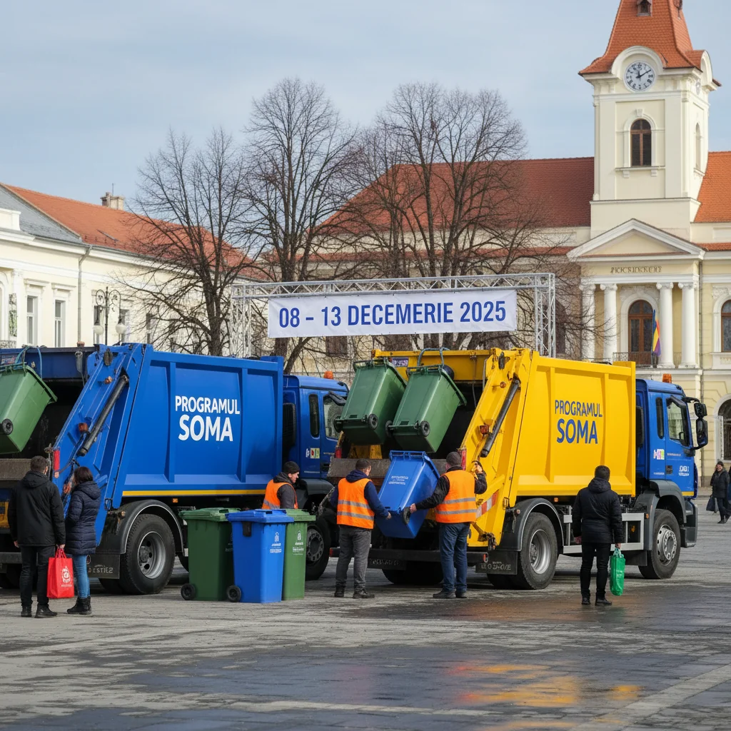 Programul de colectare a deșeurilor reziduale și reciclabile SOMA, 08-13 decembrie 2025