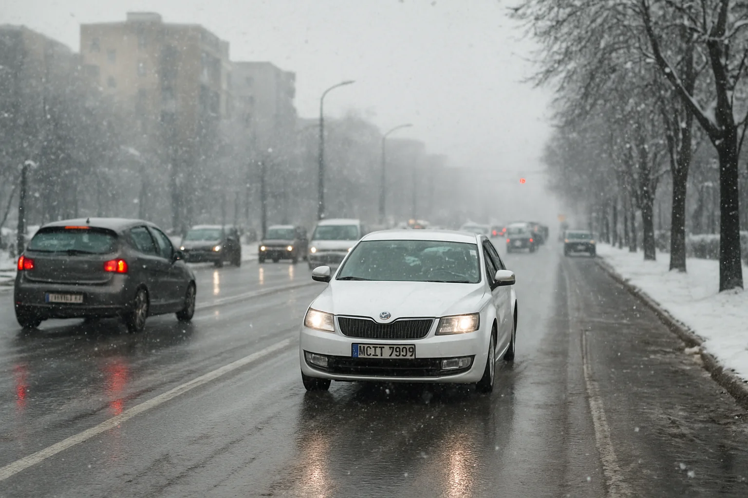 Situația traficului și condițiile meteo în Bacău – 2026-02-21