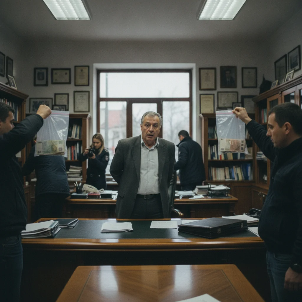 Slănic Moldova: primarul Benone Moraru, reținut într-un caz cu 6.000 de euro