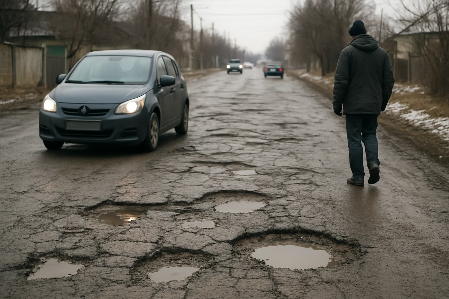 Starea infrastructurii rutiere din Bacău în ianuarie 2026