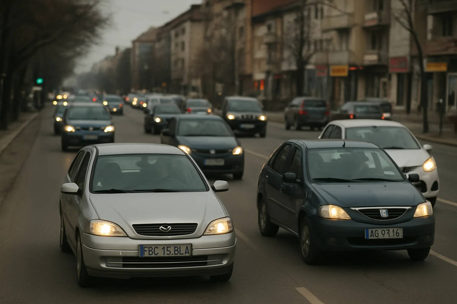 Starea traficului și recomandări pentru șoferii din Bacău în prima săptămână a anului 2026