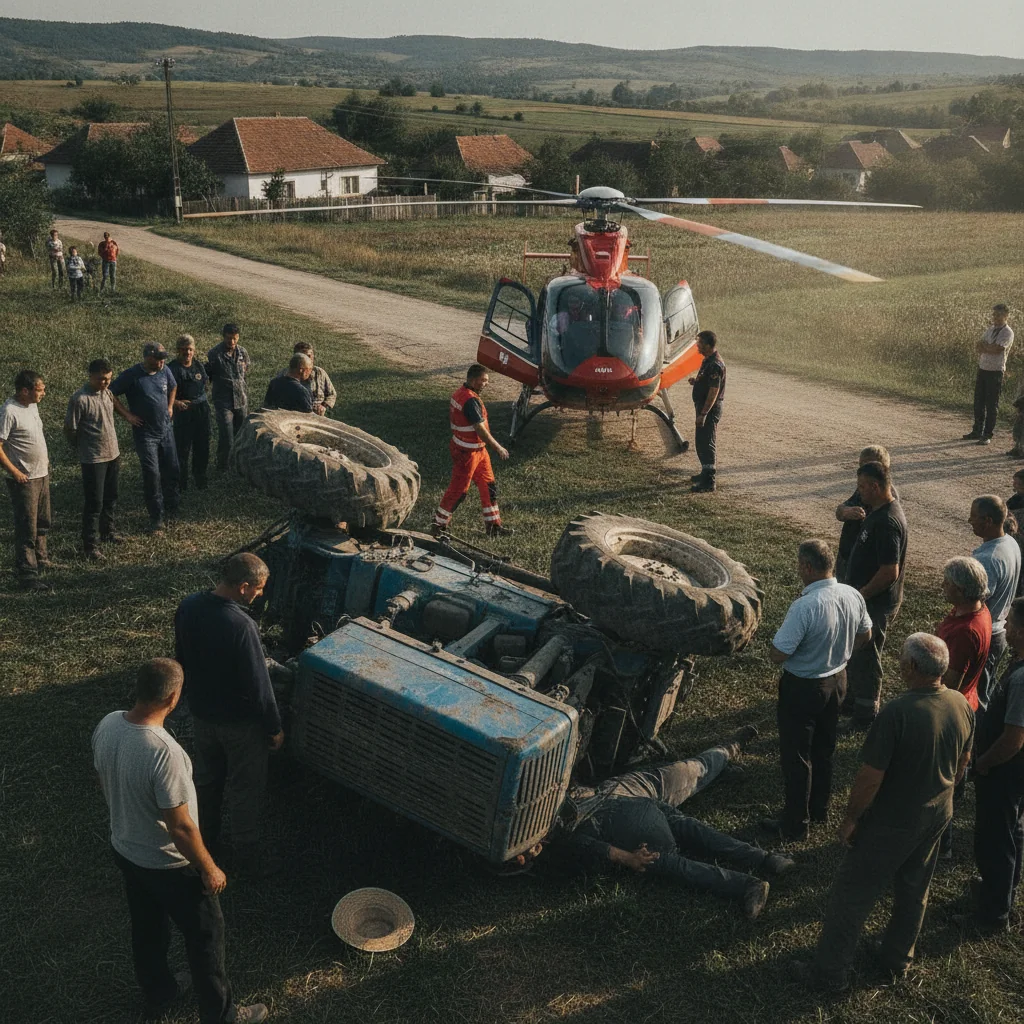 Ștefan cel Mare: anchetă după accidentul cu tractor soldat cu un deces