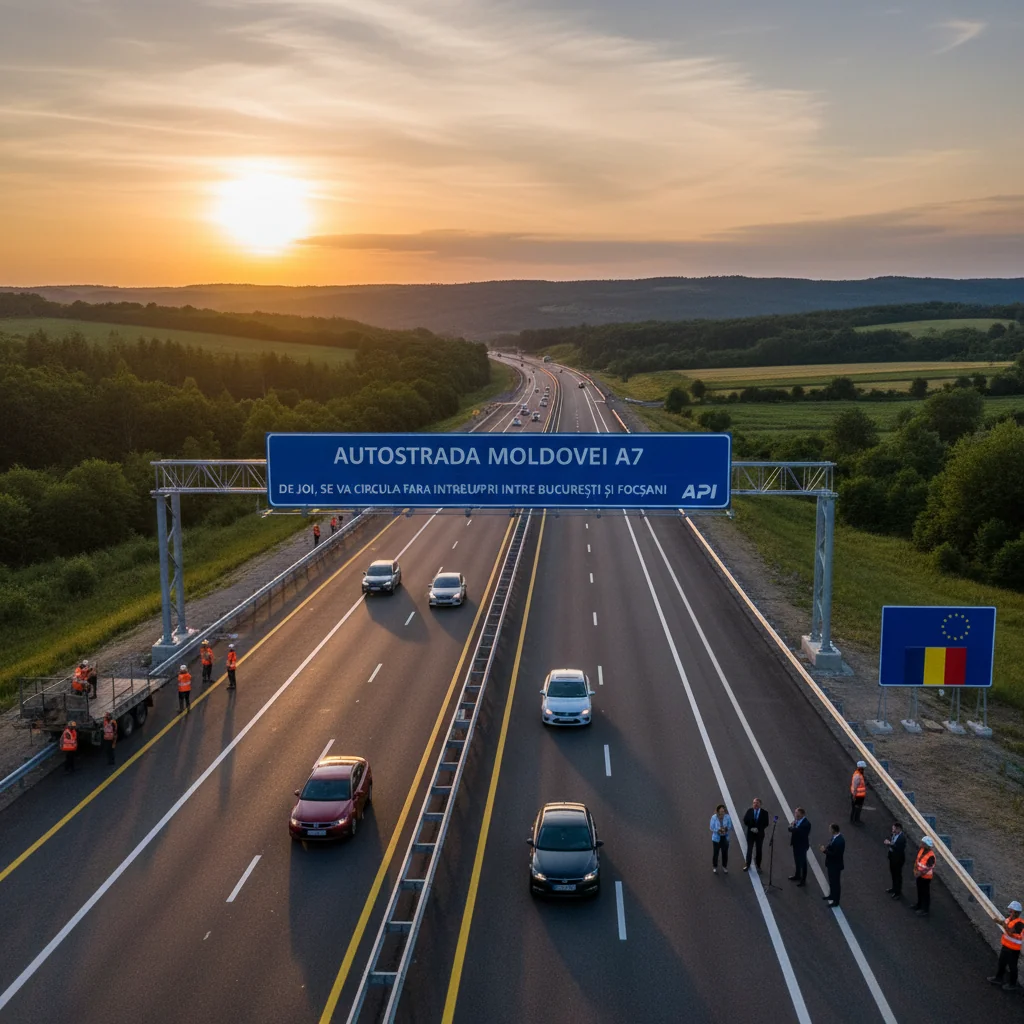 Trafic neîntrerupt între București și Focșani începând de joi (API)