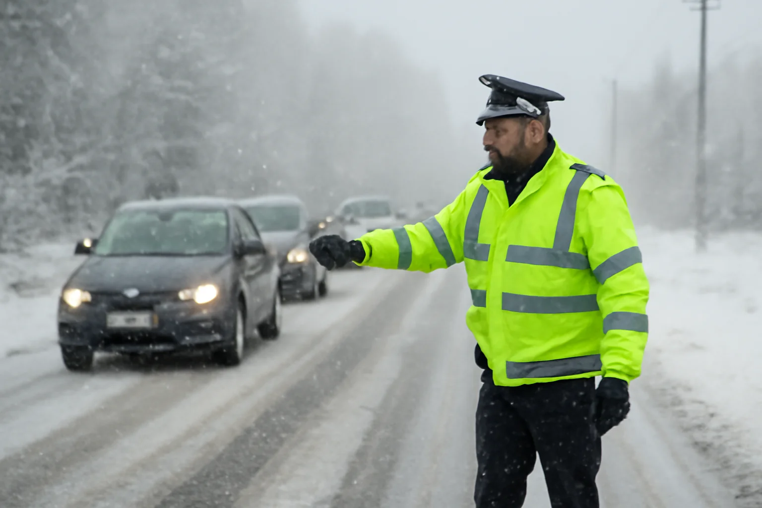 Trafic rutier în condiții de iarnă la Bacău: recomandări pentru șoferi în urma ninsorilor