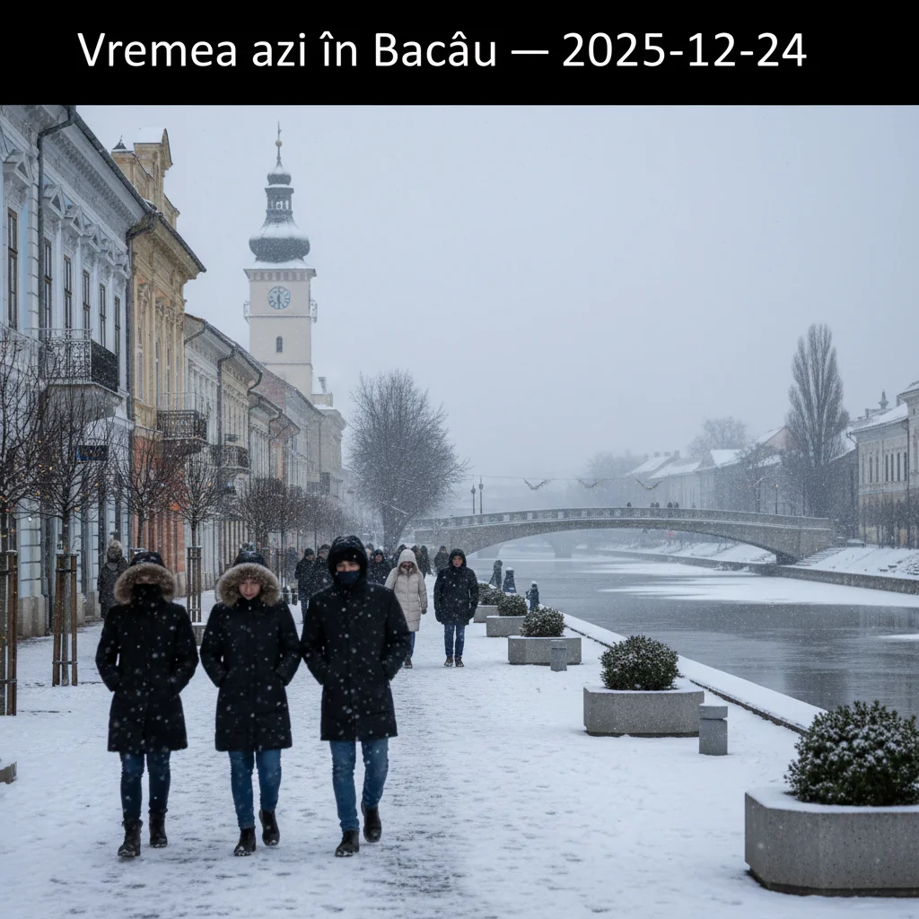 Vremea azi în Bacău — 2025-12-24